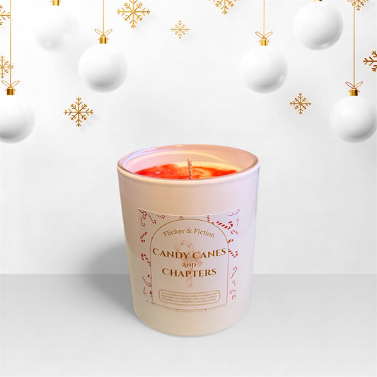 Candy Canes & Chapters - Christmas Exclusive Candle