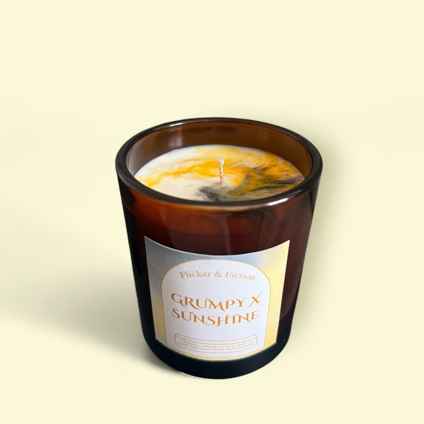 Grumpy x Sunshine Trope Candle