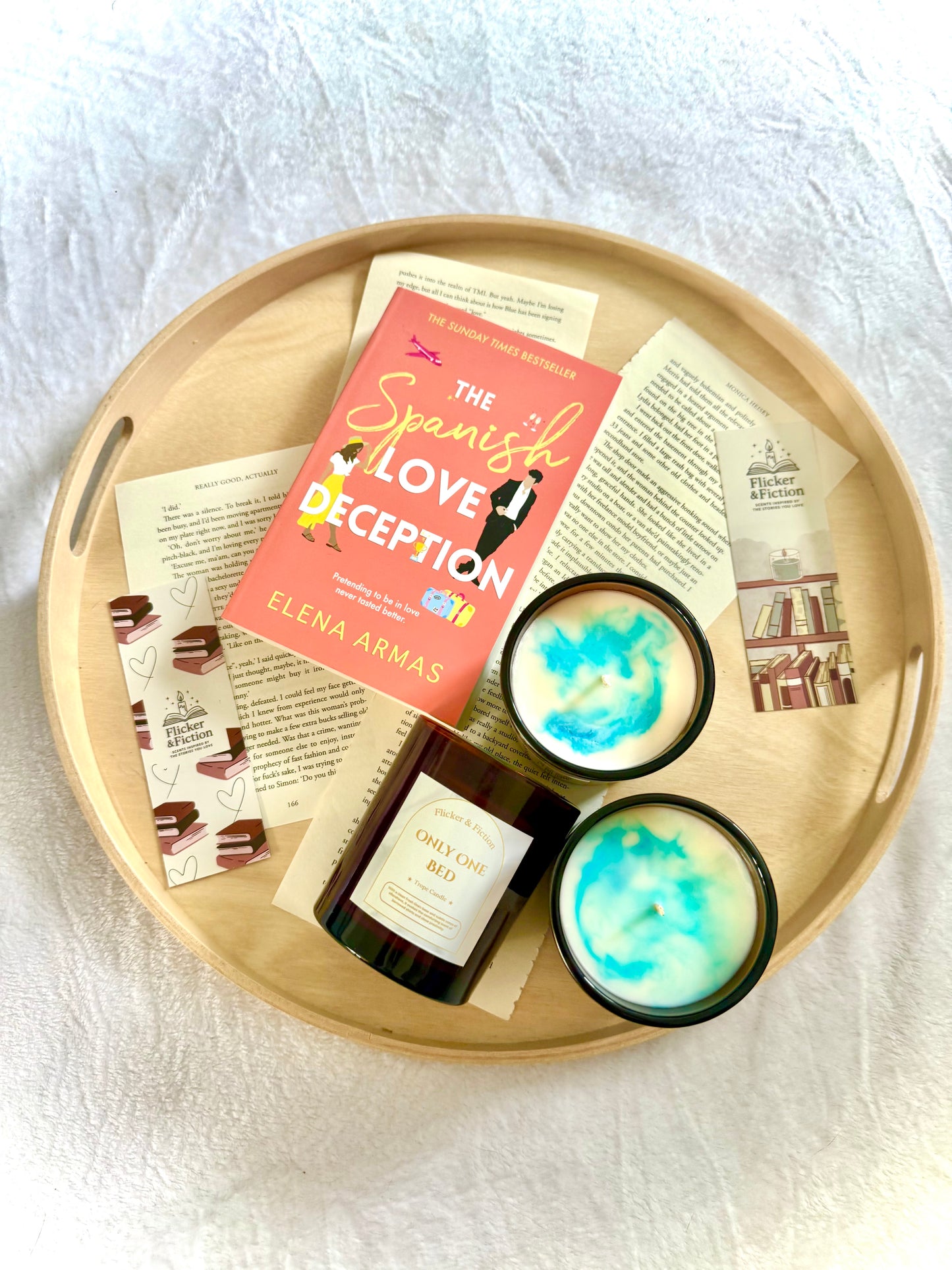 Only One Bed Trope Candle