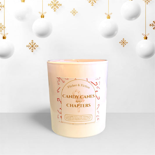 Candy Canes & Chapters - Christmas Exclusive Candle