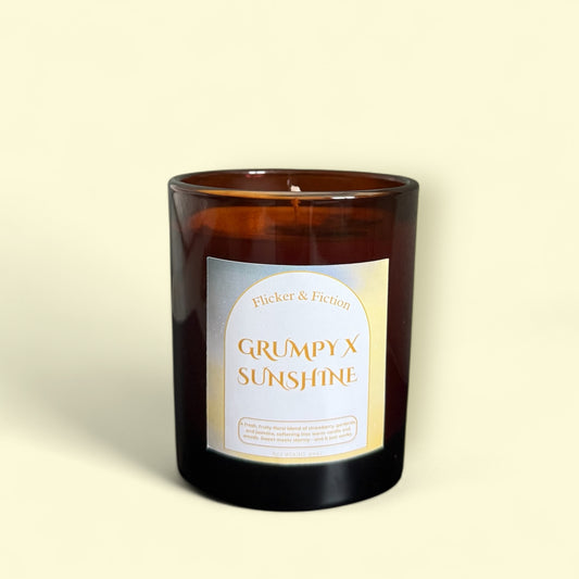 Grumpy x Sunshine Trope Candle