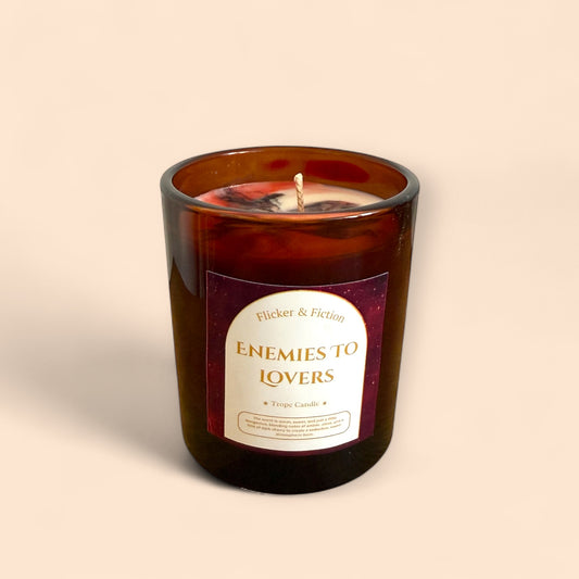 Enemies to Lovers Trope candle