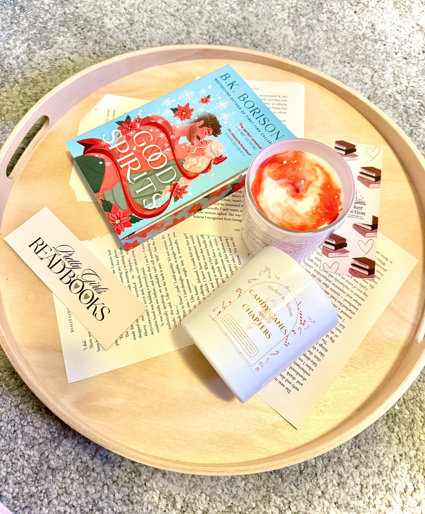 Candy Canes & Chapters - Christmas Exclusive Candle