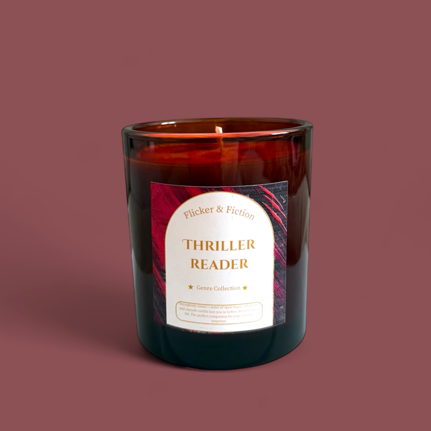 Thriller Reader Genre Collection Candle